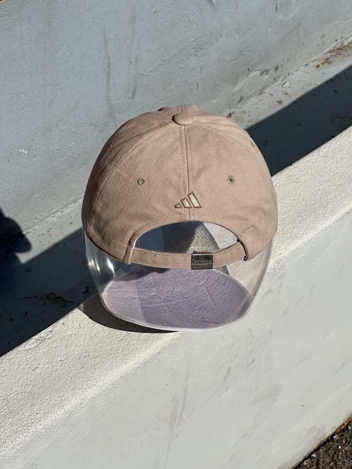 [F] 아디다스 로고 베이지 볼캡 모자 클래식 빈티지 상품이미지4