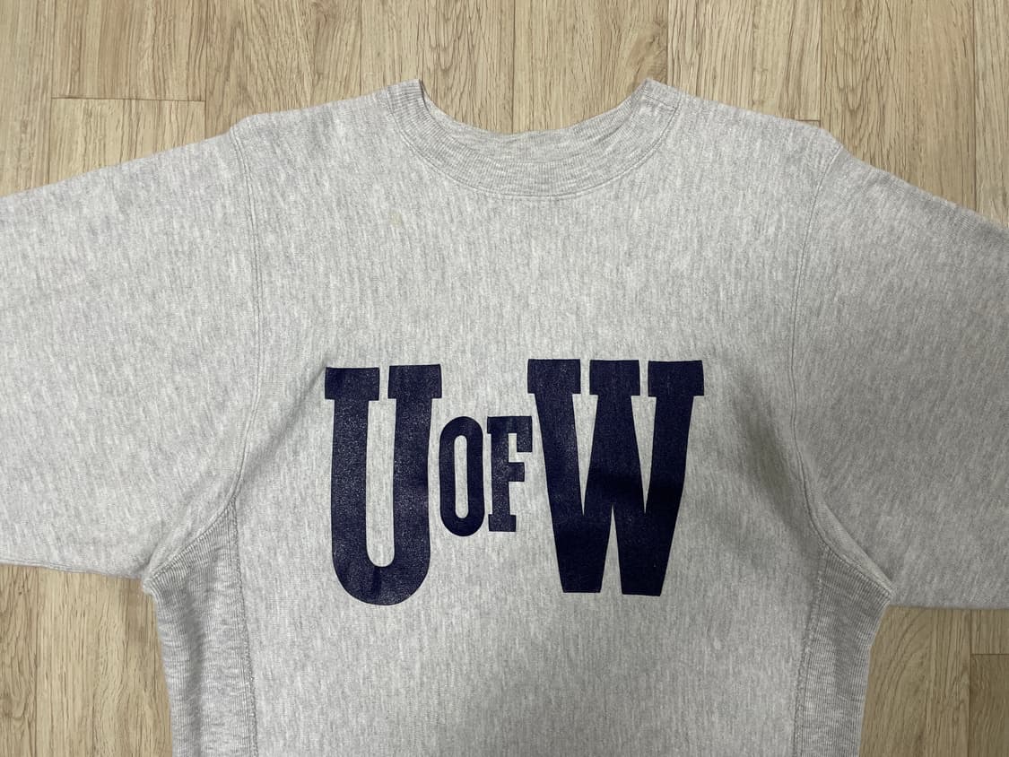 100) 90's 챔피온 워싱톤대학 리버스위브(미국제)RRL&LVC&폴로 상품이미지1