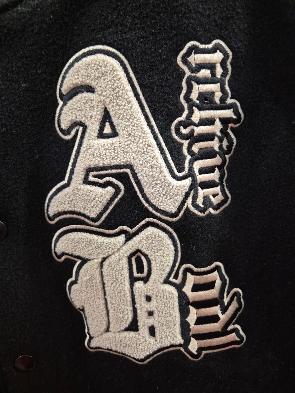 아카이브 볼드 체스 바시티 자켓 L 상품이미지9