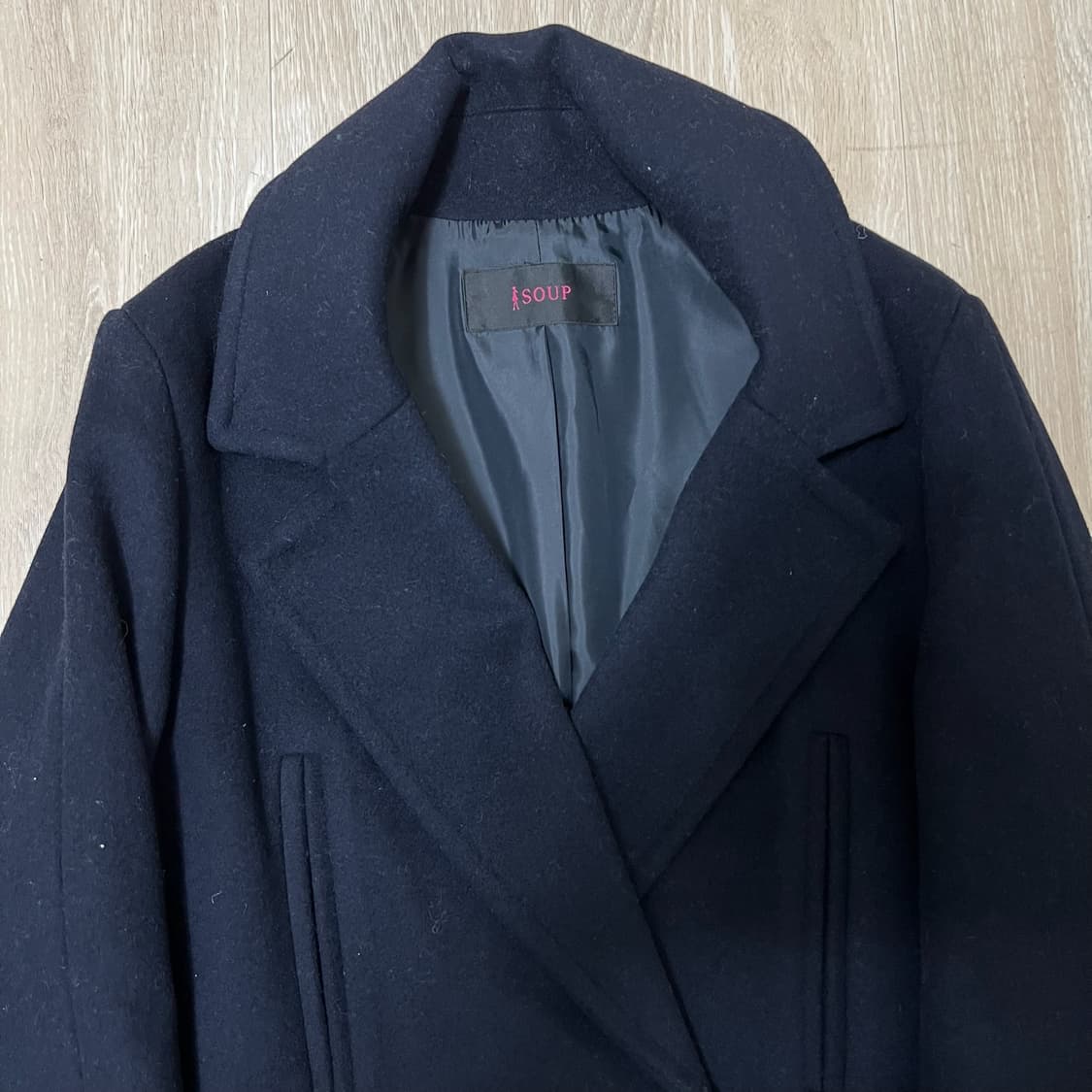 숩 SOUP 여성 모직 더플 코트 55-66  상품이미지2