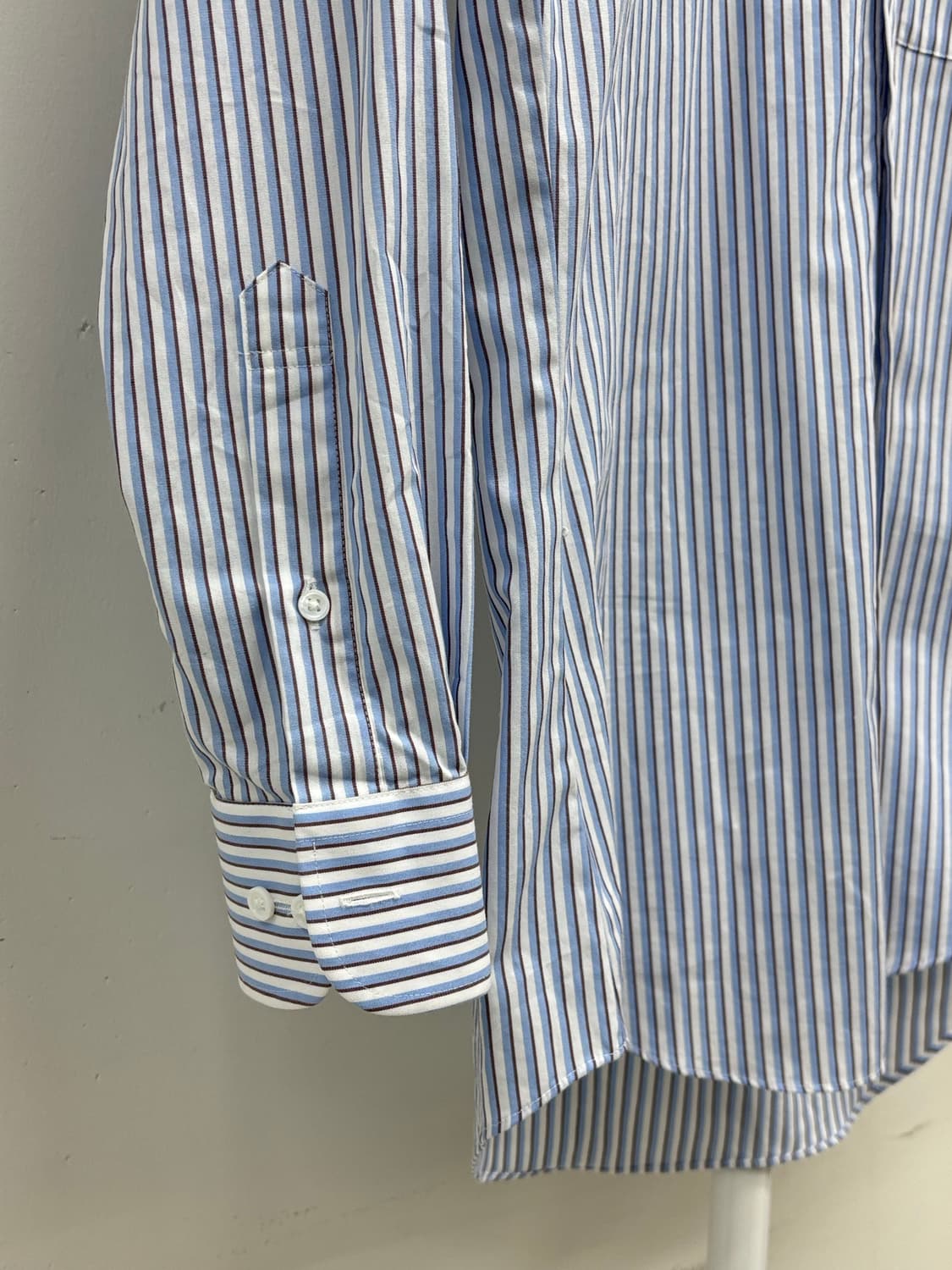빈티지 블루 스트라이프 셔츠 상품이미지7