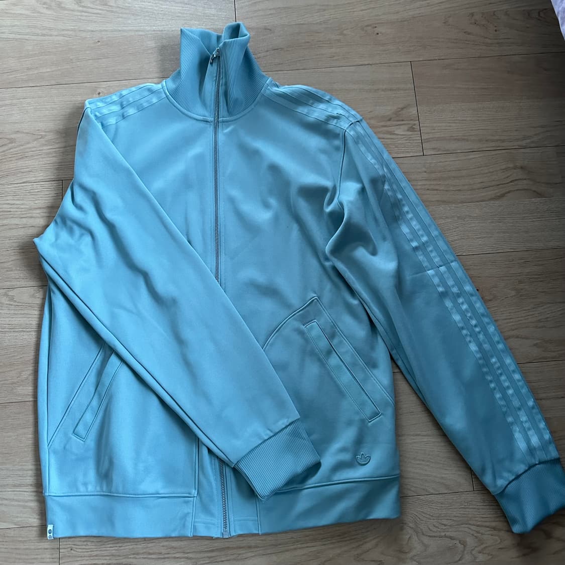 아디다스 하늘색 스카이블루 트랙탑 져지 집업 트레이닝 상품이미지1