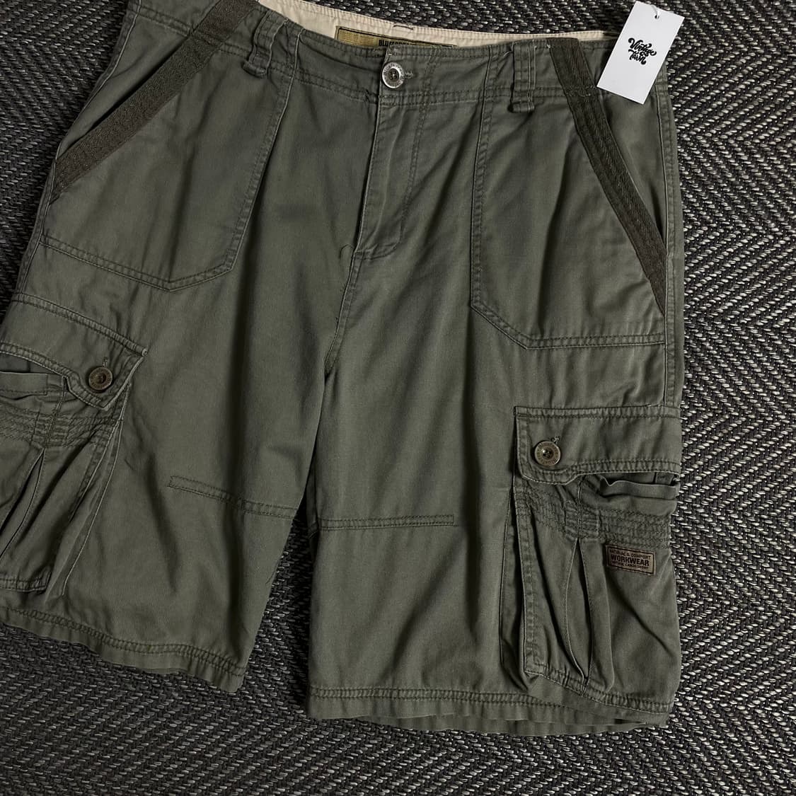 블루포스 y2k 빈티지 구르카 카고 버뮤다 팬츠o 3378 상품이미지2