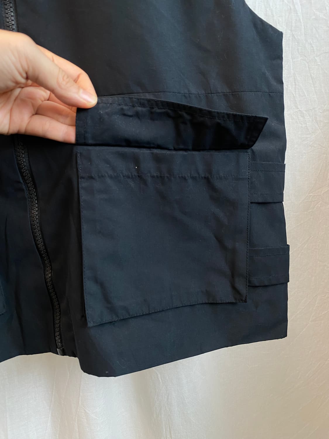 STREET ONE 블랙 워크 베스트자켓(MEN M) 상품이미지5