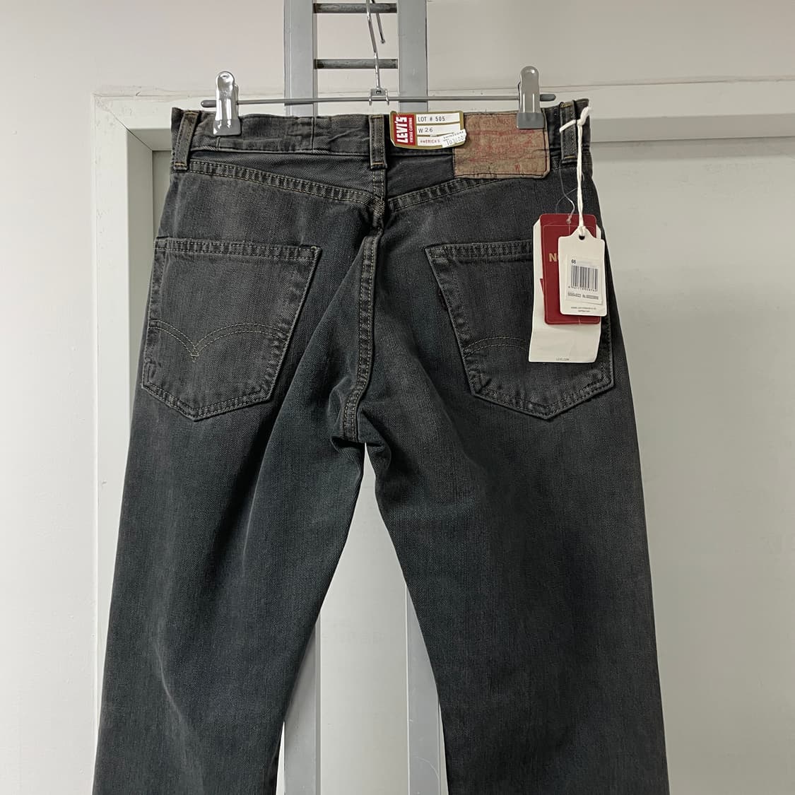 리바이스 505 흑청 데님 팬츠 W26(W) 상품이미지2