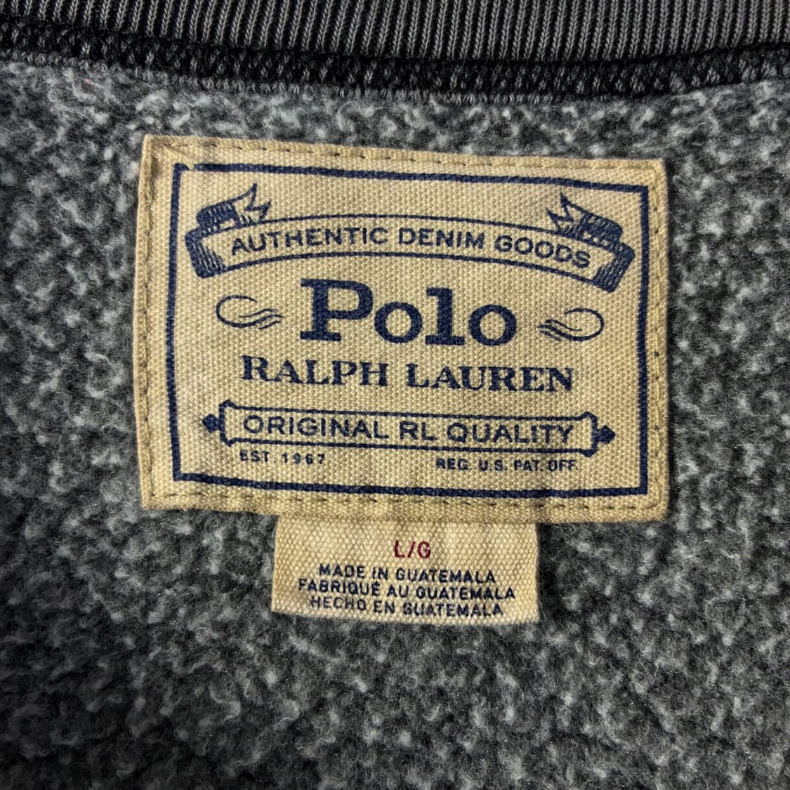 Polo 폴로 랄프로렌 피그먼트 스키치 라운드 맨투맨 상품이미지4