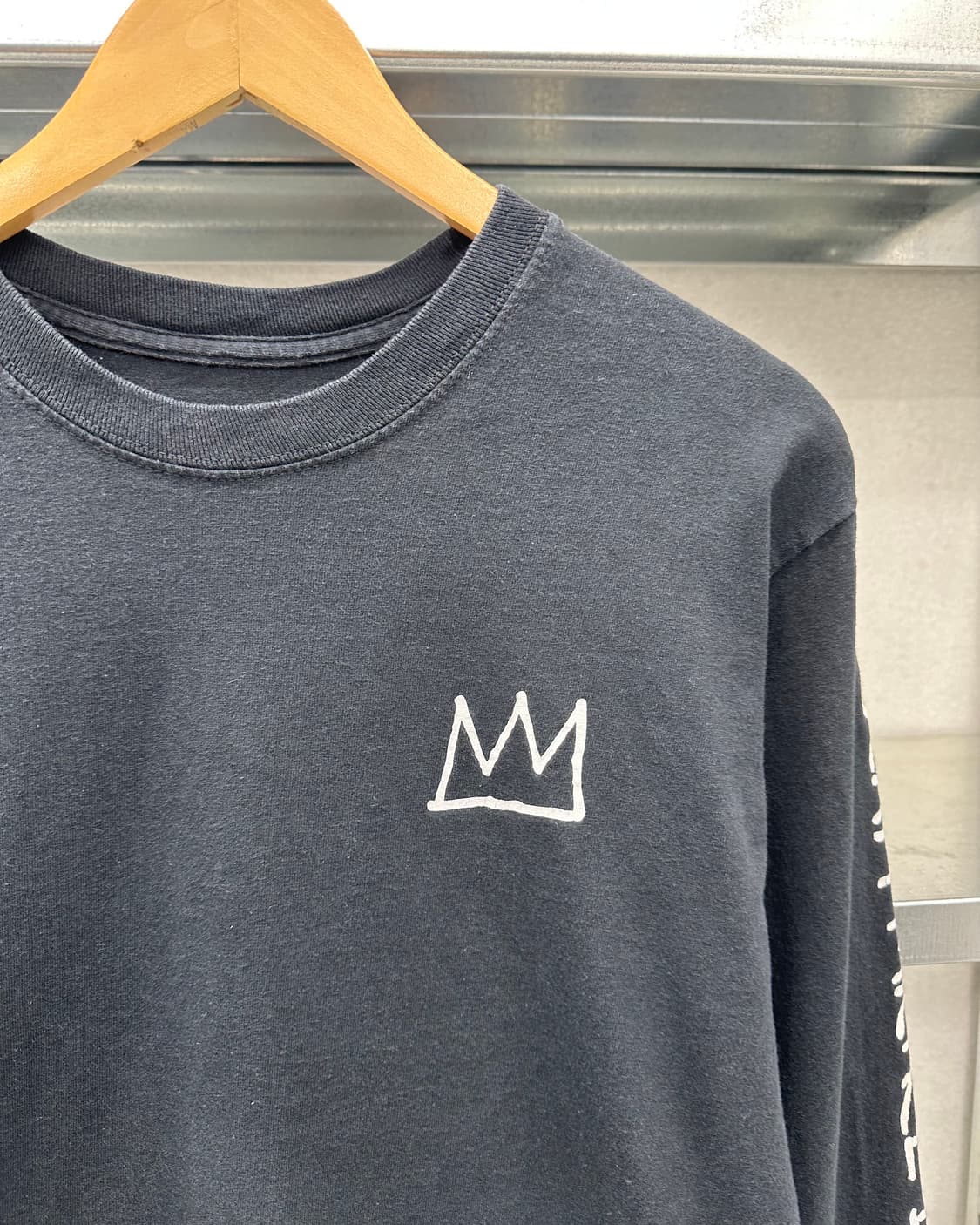 (M)00'S  바스키아 빈티지긴팔-M1718 상품이미지3