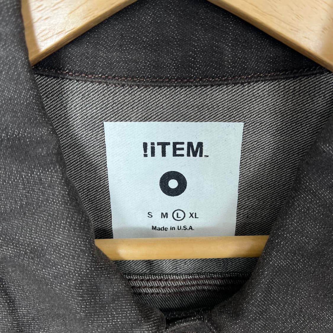 Item USA 블루 스티치 라이크라 데님 자켓 상품이미지4