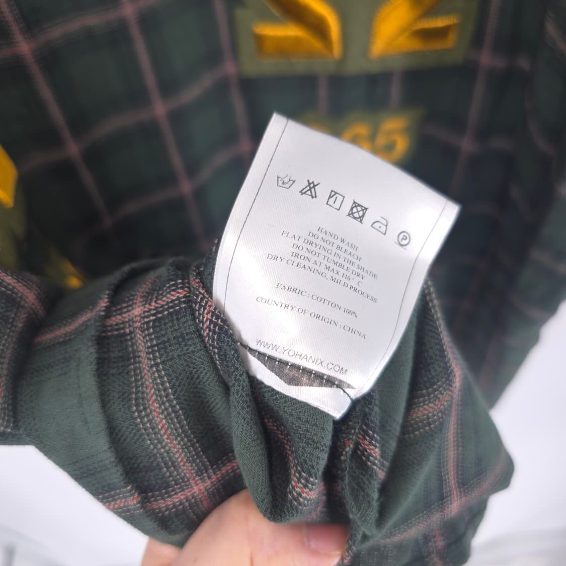BLACX Yohanix 오버핏 체크 셔츠 상품이미지9
