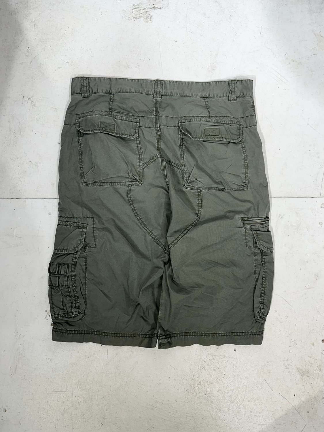 빈티지 에이치앤엠 멀티 포켓 카키 버뮤다 팬츠 반바지 M 상품이미지5