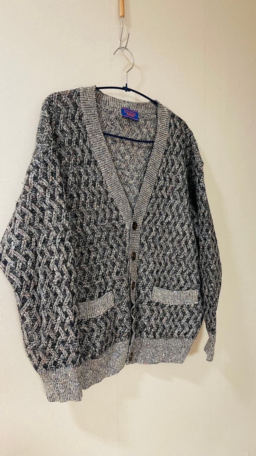 정품 미쏘니 라나 메리노 울 멀티 컬러 패턴 남성 니트 명품 가디건 M  상품이미지2