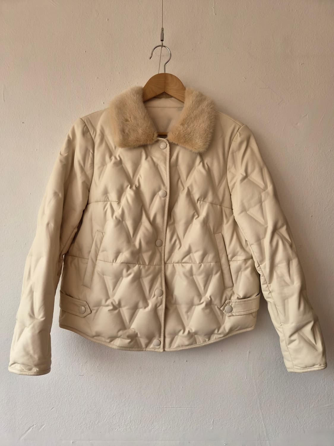 보니스팍스 Bonispax 여성 인조가죽구스밍크퍼자켓 5사이즈 상품이미지2