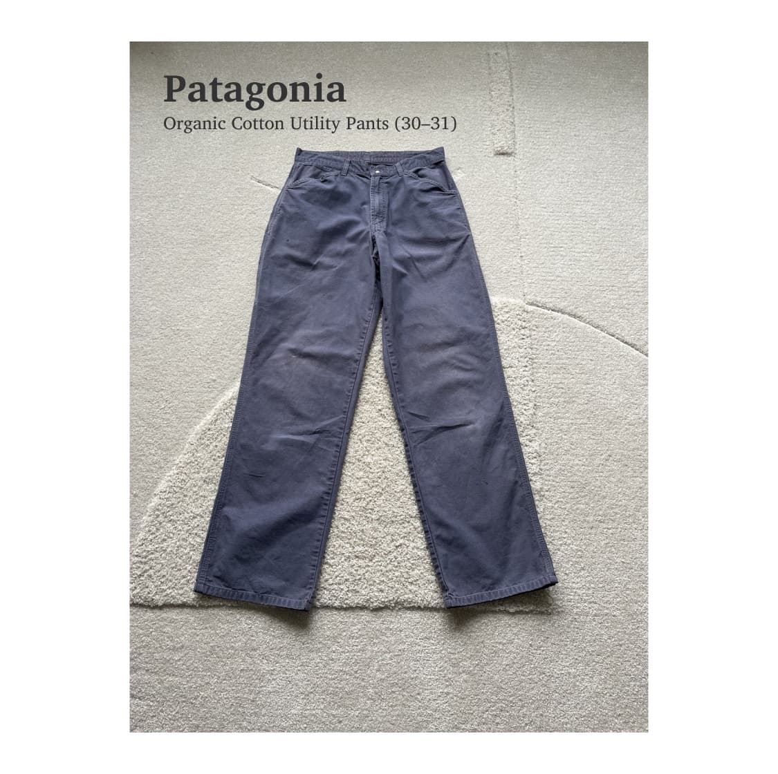 파타고니아 Organic Cotton Utility Pants (30-3 상품이미지1