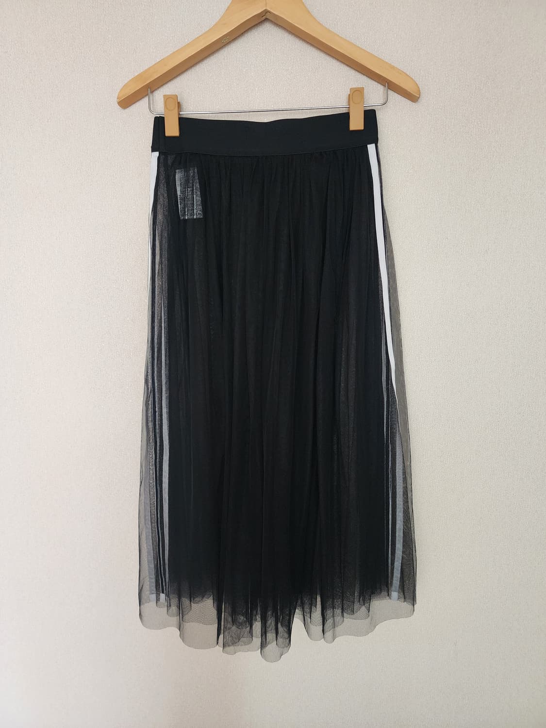 아디다스 3선 튤 스커트 블랙 상품이미지2