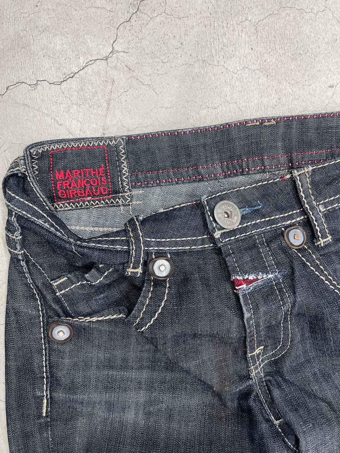 Marithe Francois Girbaud Indigo denim 상품이미지3
