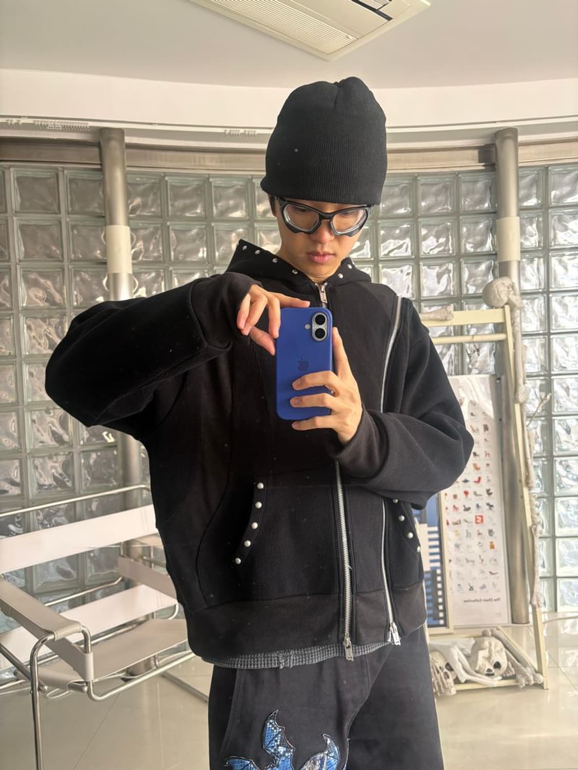 THERMAL MULTI-ZIP REBUILD HOODIE 상품이미지1