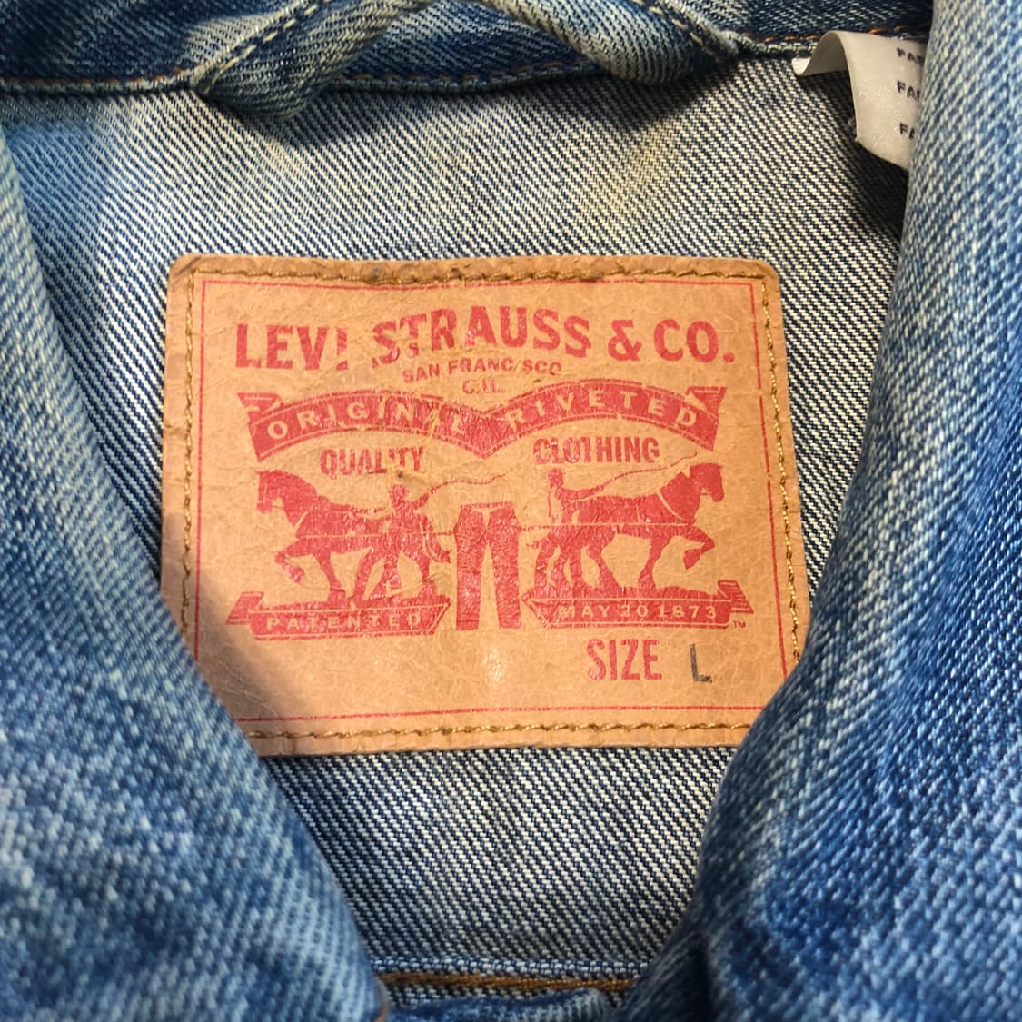 리바이스 캣워싱 데님 트러커 자켓 상품이미지5