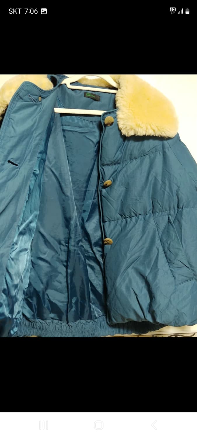 베네통 구스패딩 오버핏 상품이미지5