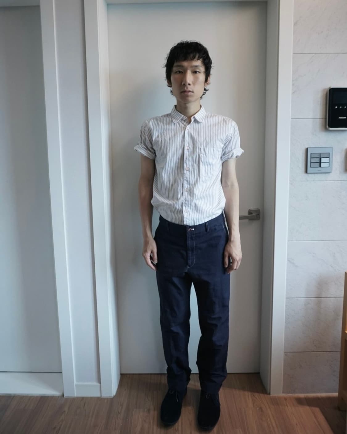 Comme des Garcons stripe half shirt 상품이미지2