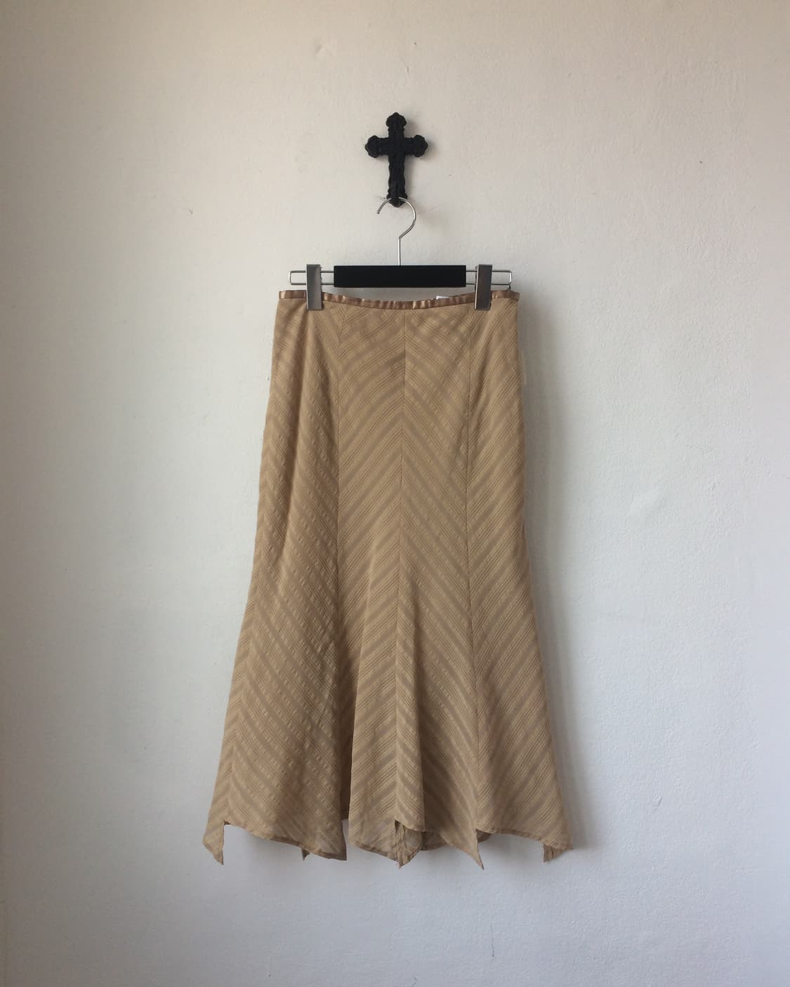 Pattern unbalanced skirt 상품이미지1