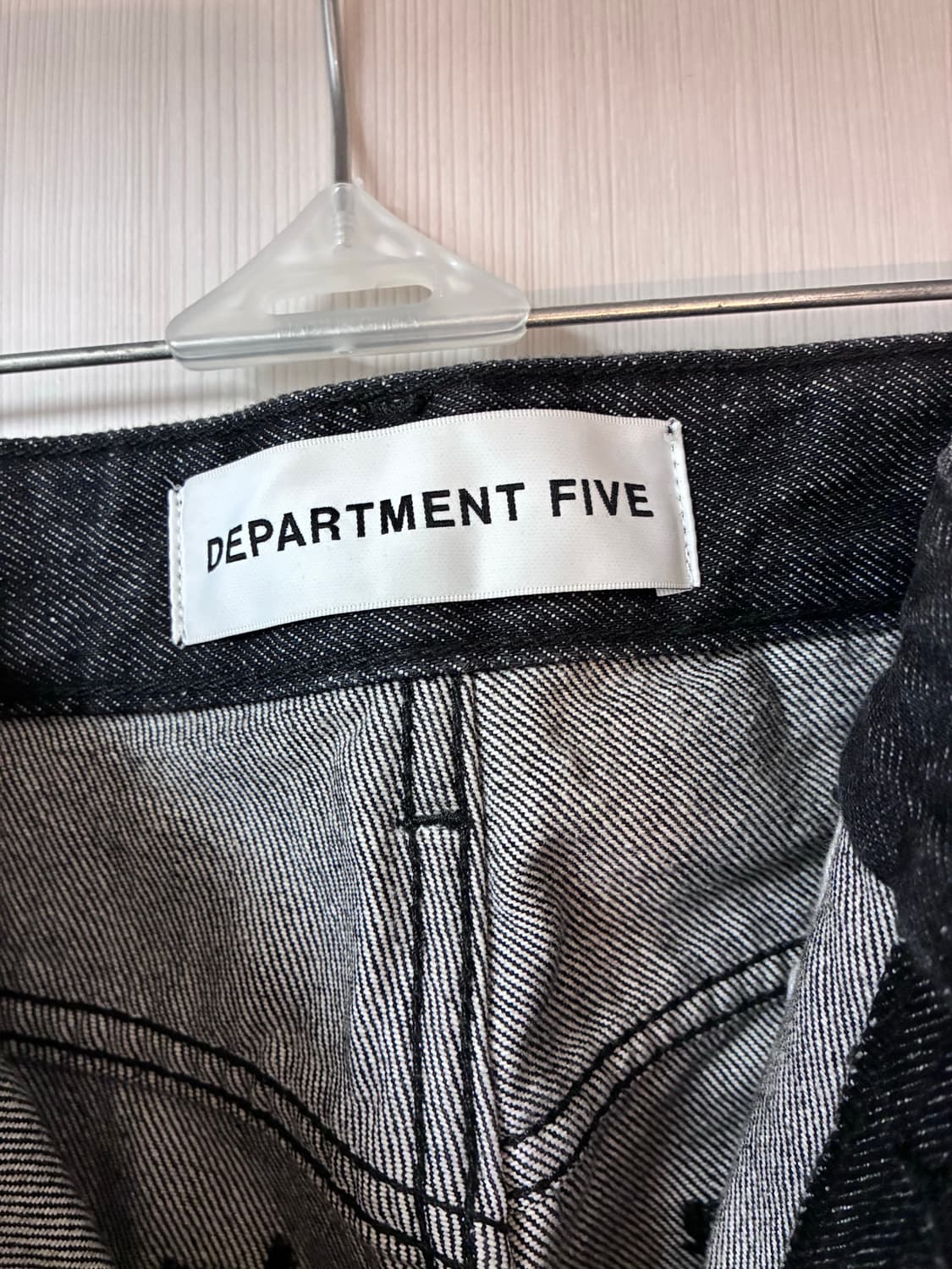 새제품) 디파트먼트5 블랙 데님 팬츠 상품이미지7