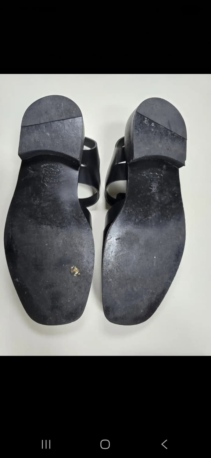 수제화 MOO 남성 가죽 샌들 (255) 상품이미지5