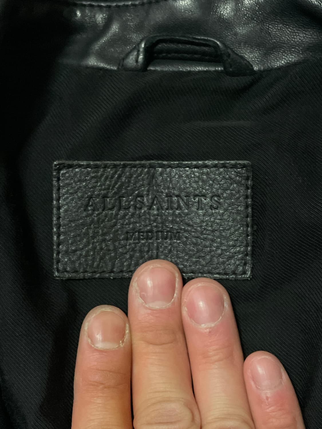 ALL SAINTS 웨스턴 무드 2WAY 램스킨 양가죽 라스코 레더 상품이미지5