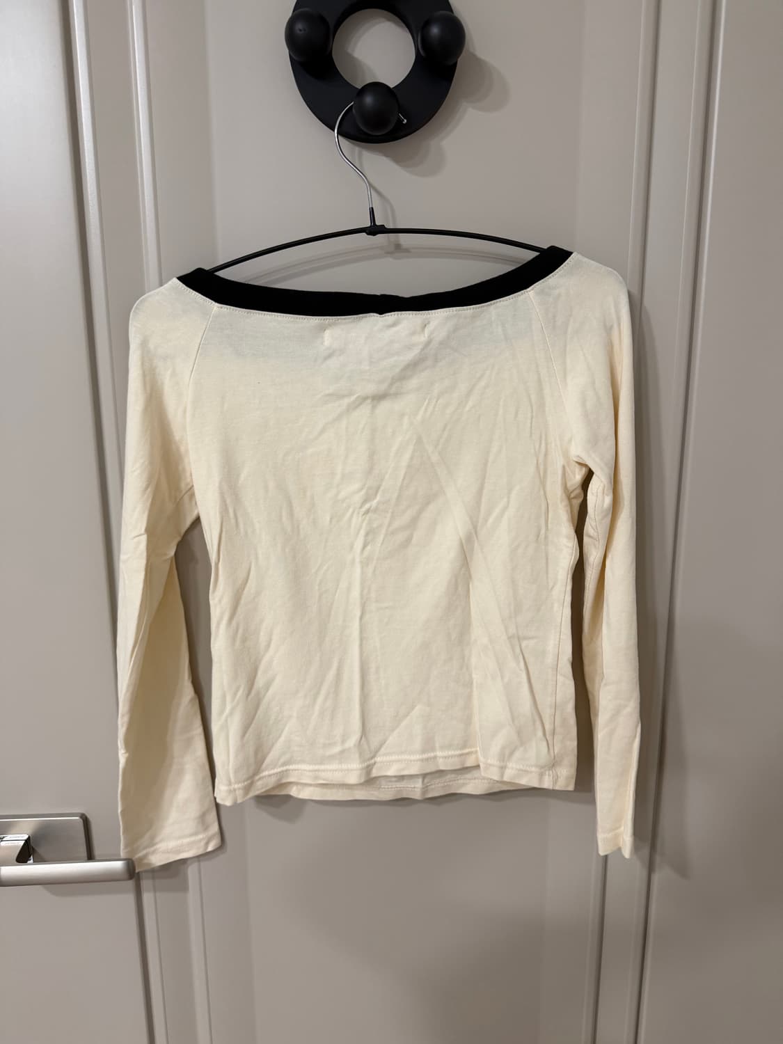 레스트앤레크레이션 오프숄더 탑 크림 상품이미지4