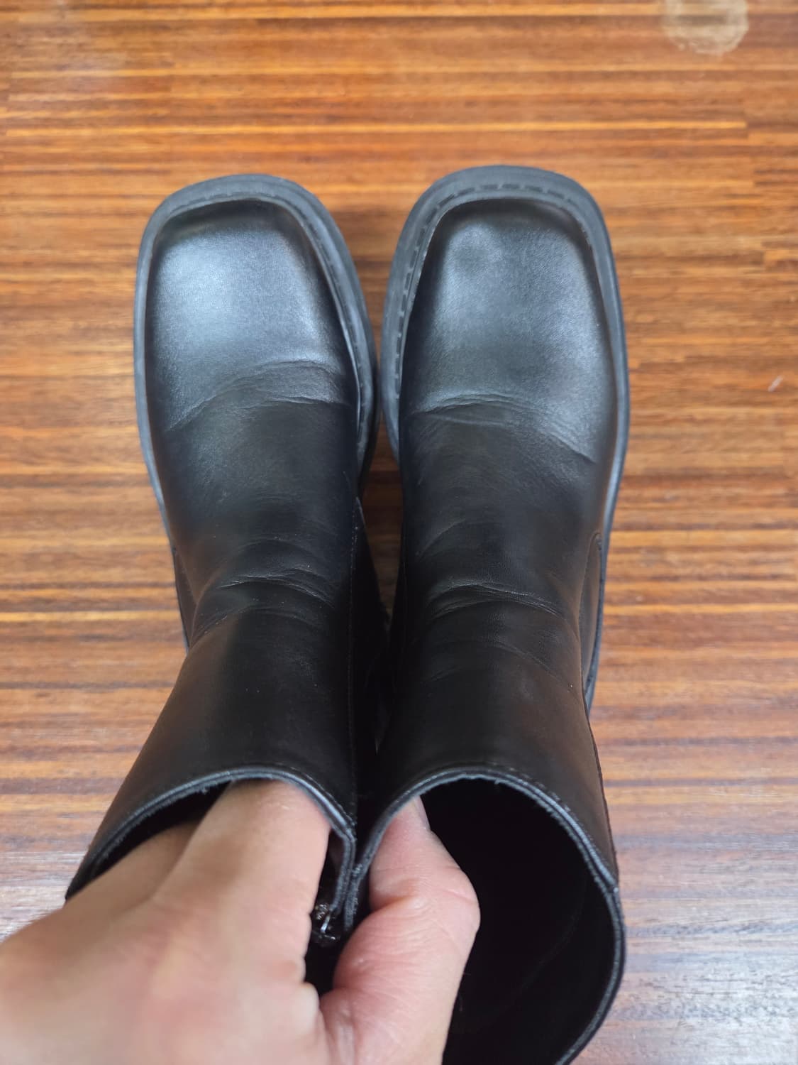 자라 트랙 솔 앵글 부츠 35 225  상품이미지2