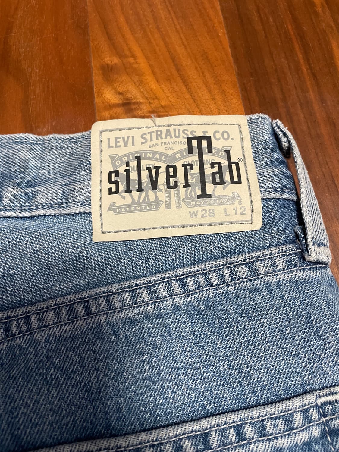 리바이스 실버탭 쇼츠 버뮤다 데님 28 상품이미지5