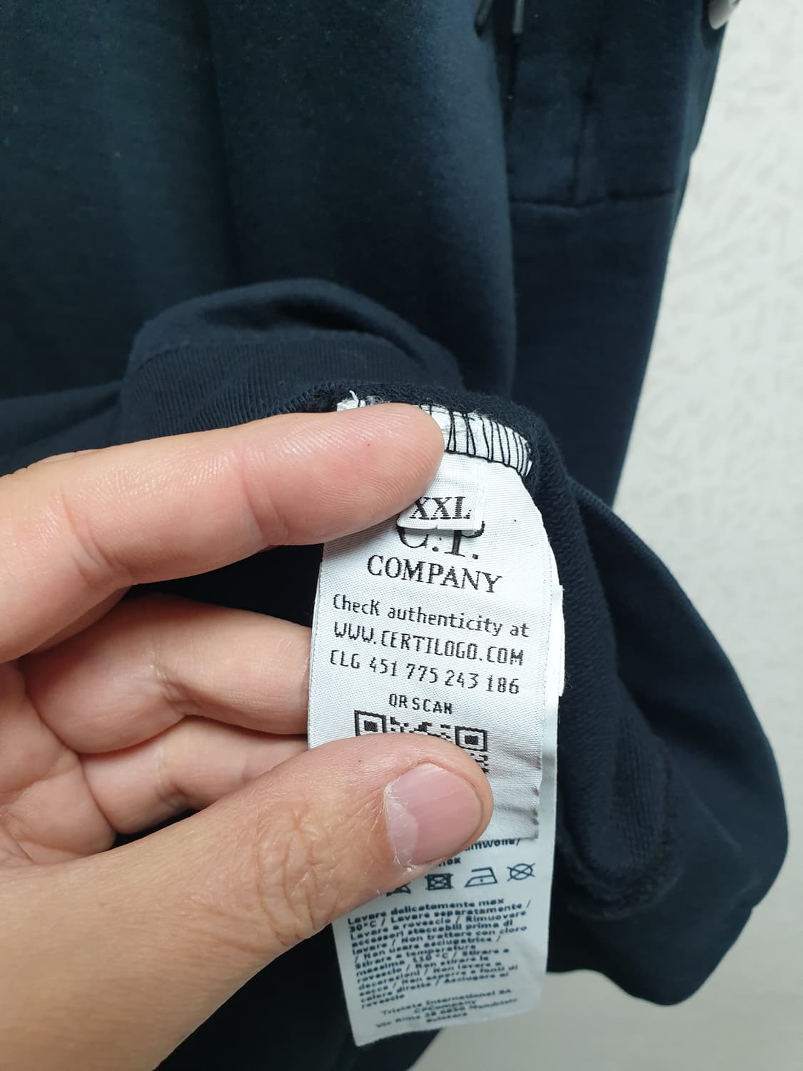 [xxl/정품] cp컴퍼니 렌즈와펜 맨투맨 블랙 상품이미지6