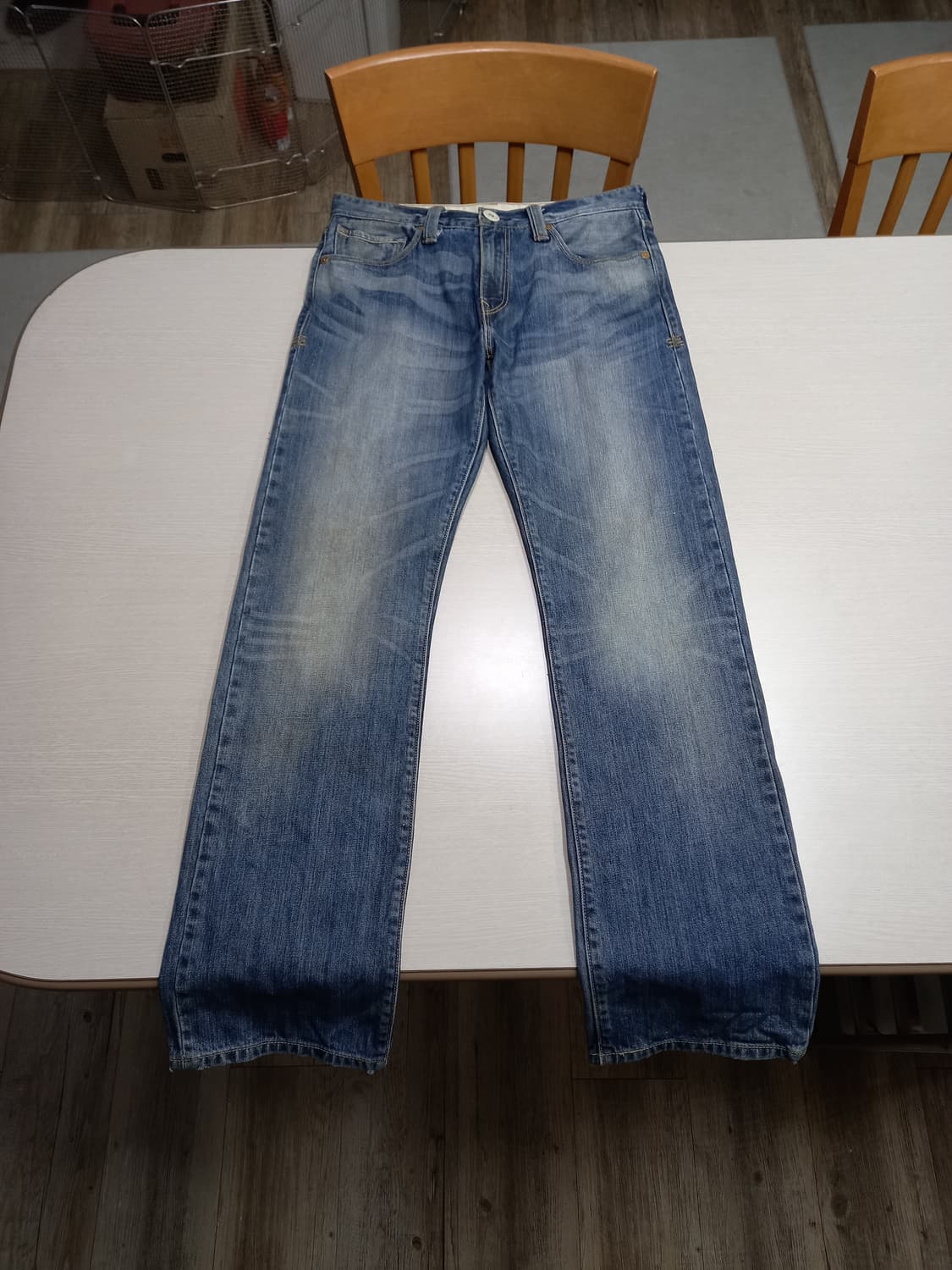 32 리바이스523 워싱 일자 배색진 32-332 상품이미지1