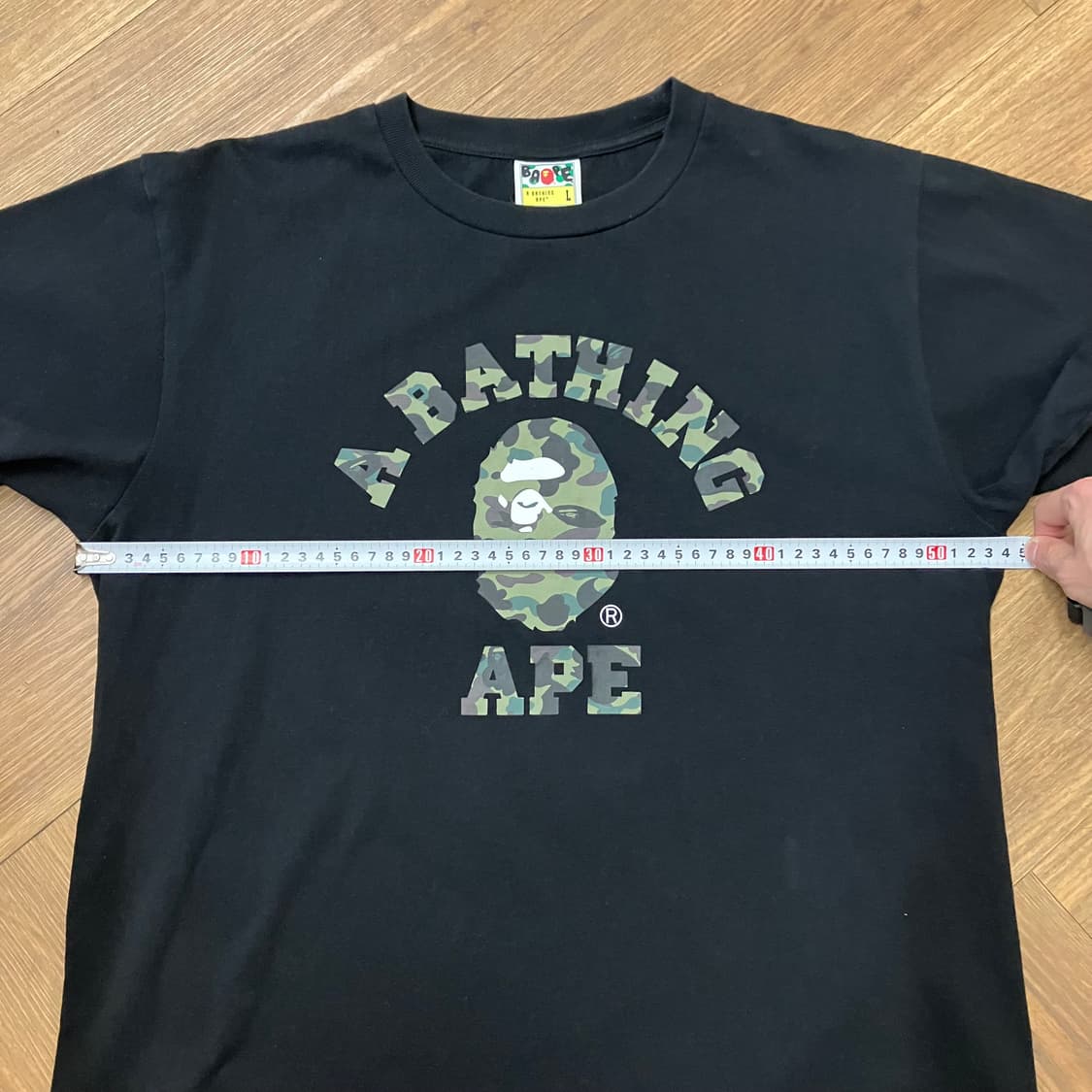 N318 베이프 퍼스트 카모 컬리지 반팔 상품이미지9