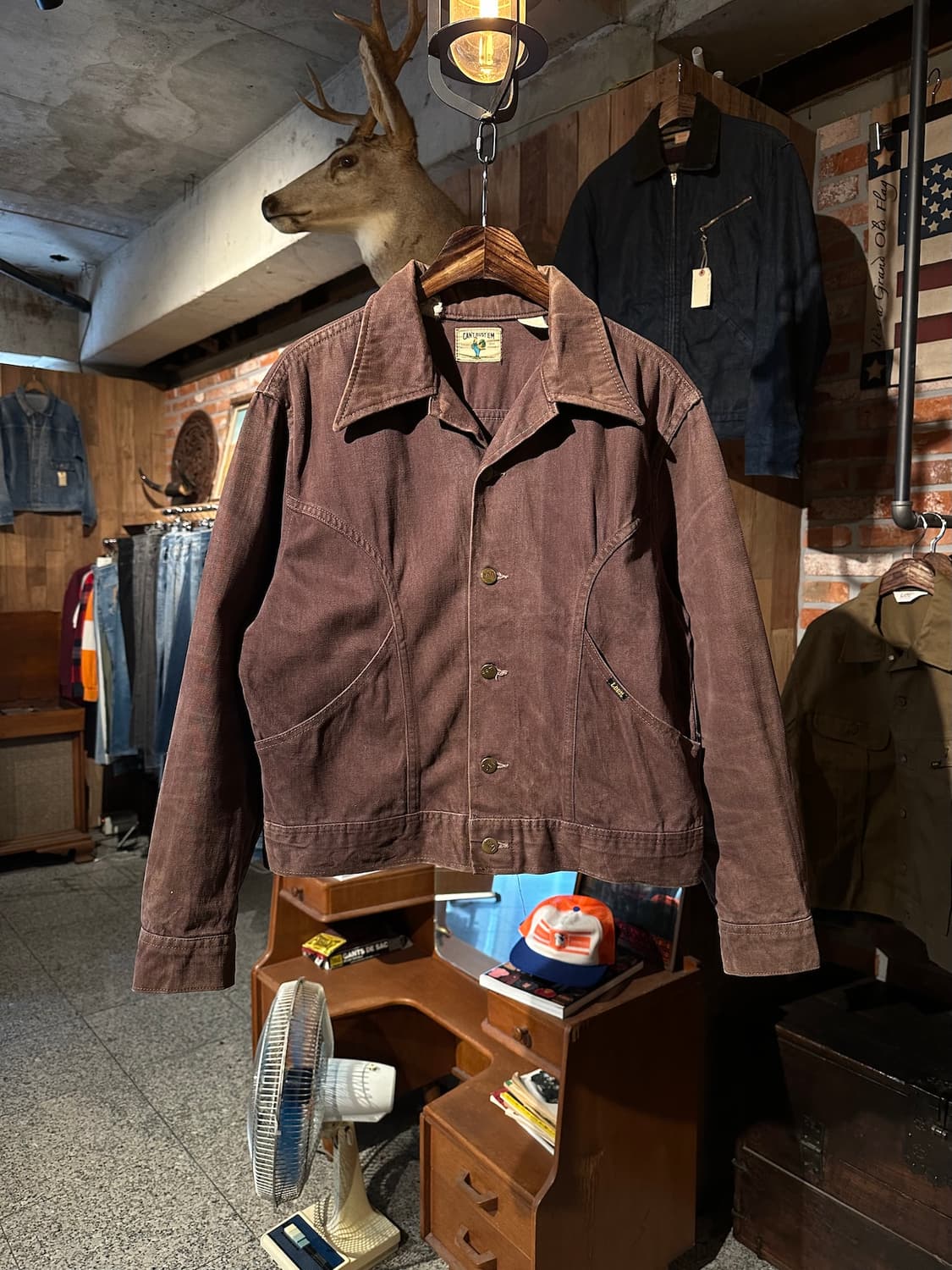 70s USA LEE Western Moleskin Jacket 상품이미지1
