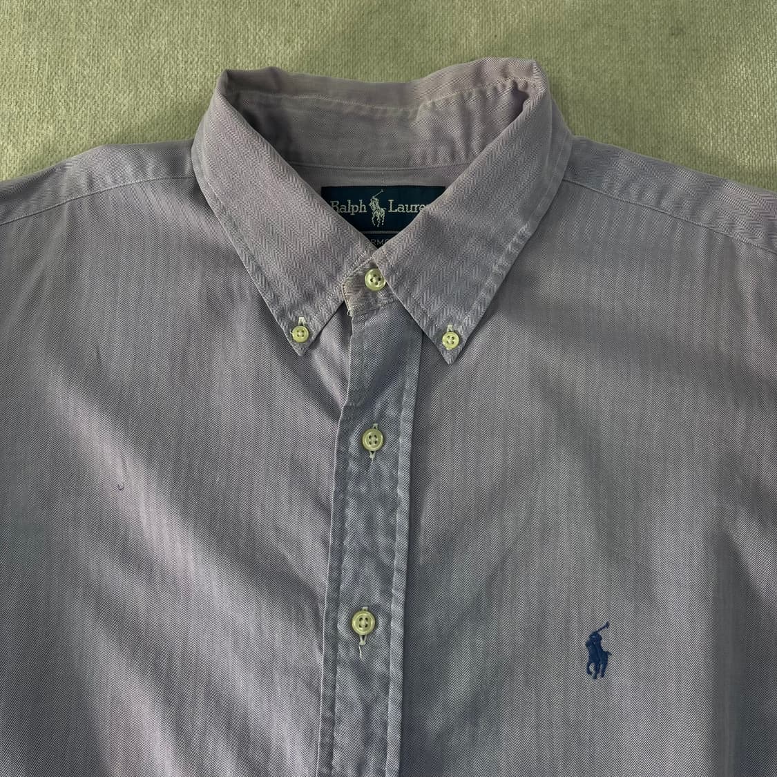 110 폴로랄프로렌 퍼플 코튼 셔츠 상품이미지2