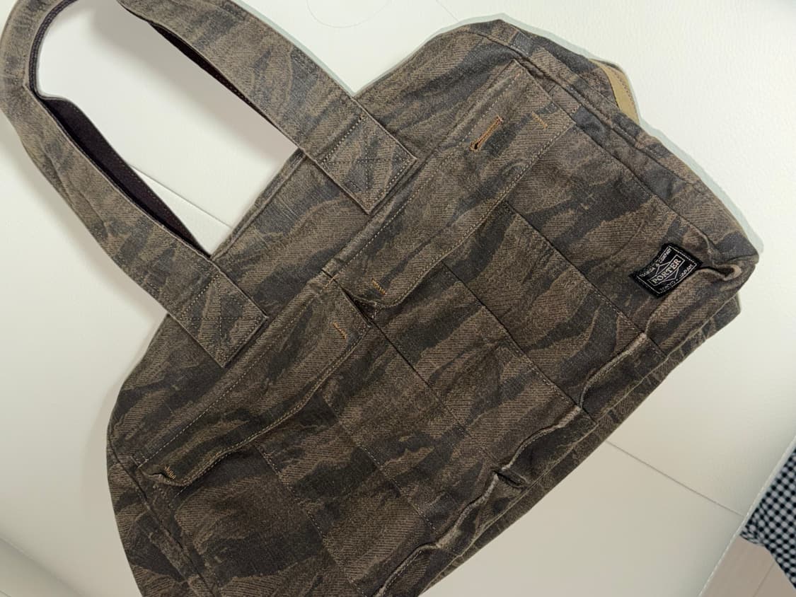 요시다 포터 타이거 카모 토트백 숄더백 보스턴백 (70주년 한정) 상품이미지3