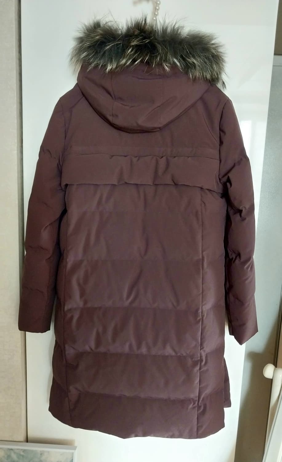 버건디 덕다운 패딩 상품이미지4