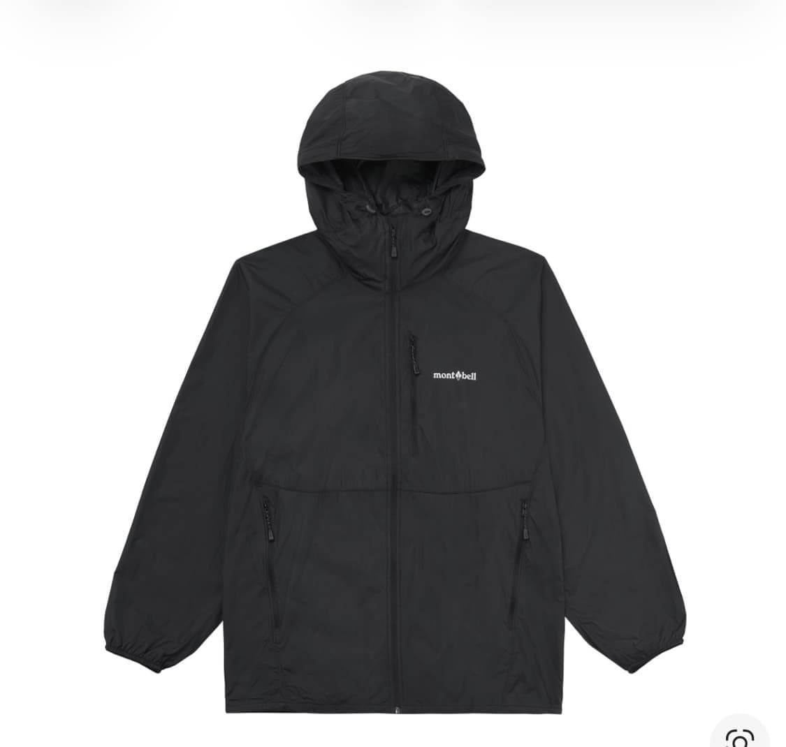 <XL> 몽벨 윈드 블라스트 후드 자켓 블랙 상품이미지1