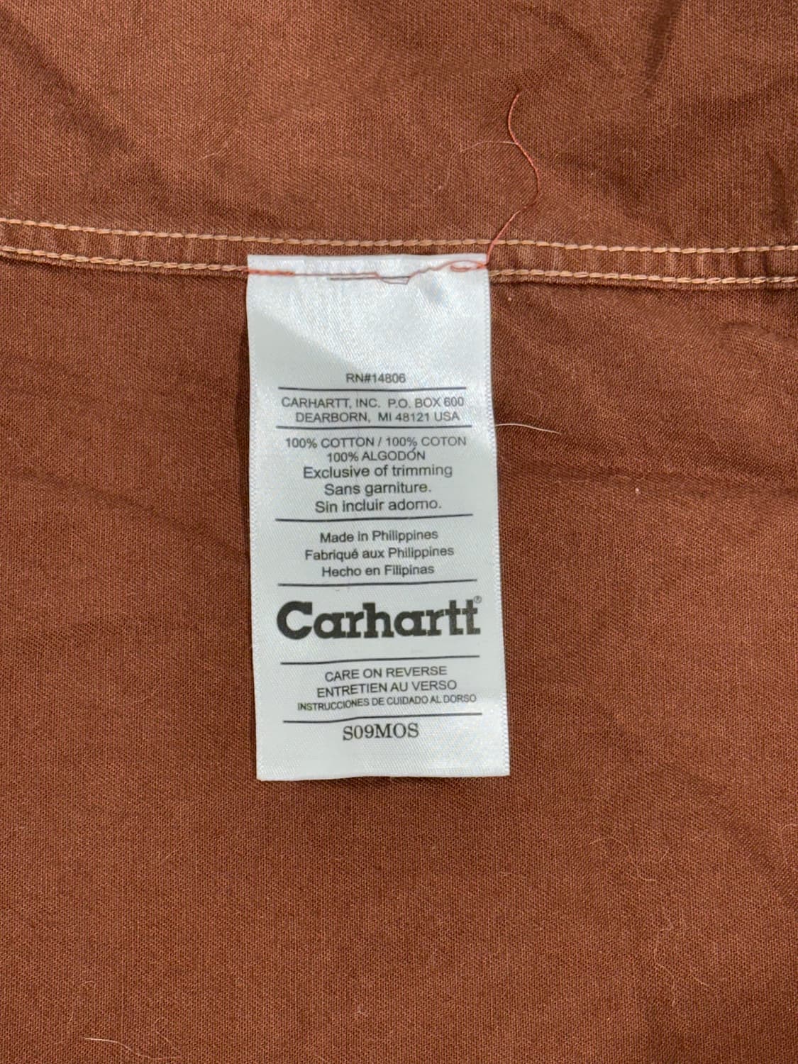 칼하크 브라운 워크 셔츠 솔리드 셔츠 M 상품이미지8