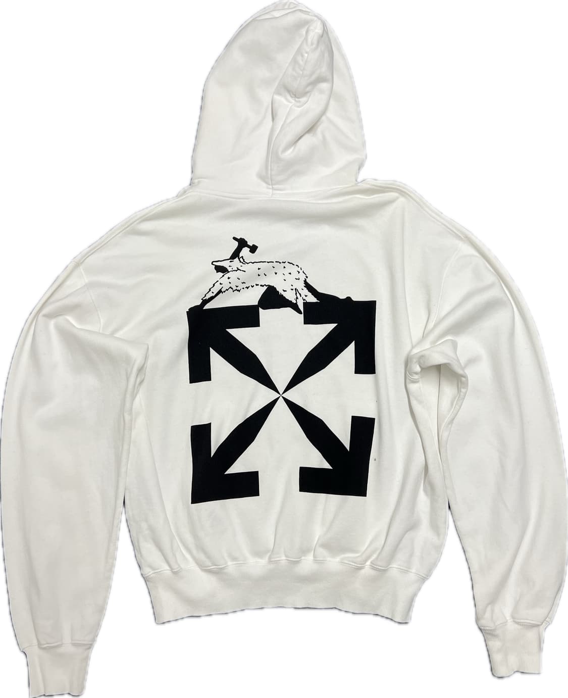 오프화이트 후드티 105사이즈 상품이미지3