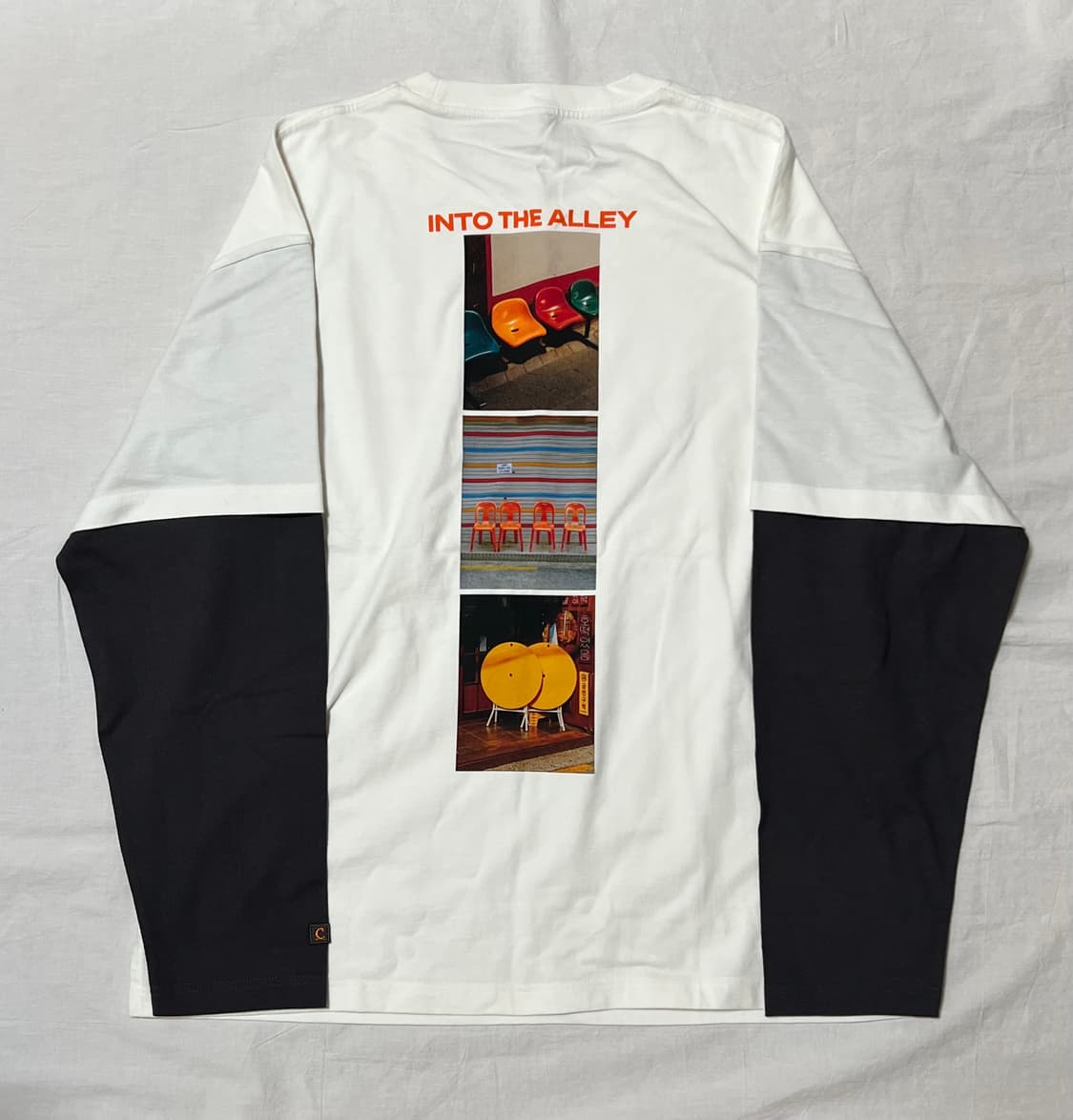 L) 커버낫 스틸 라이프 레이어드 롱슬리브 오프화이트 상품이미지4