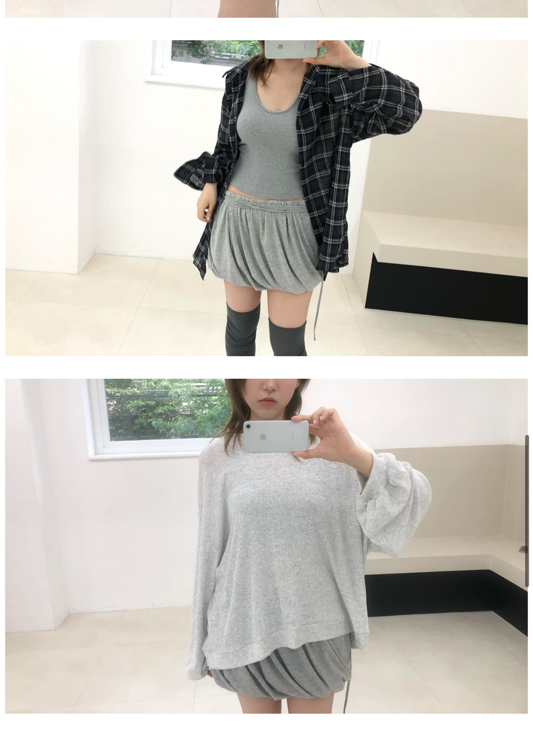 Kyeo cloud gather skirt 판매 상품이미지4