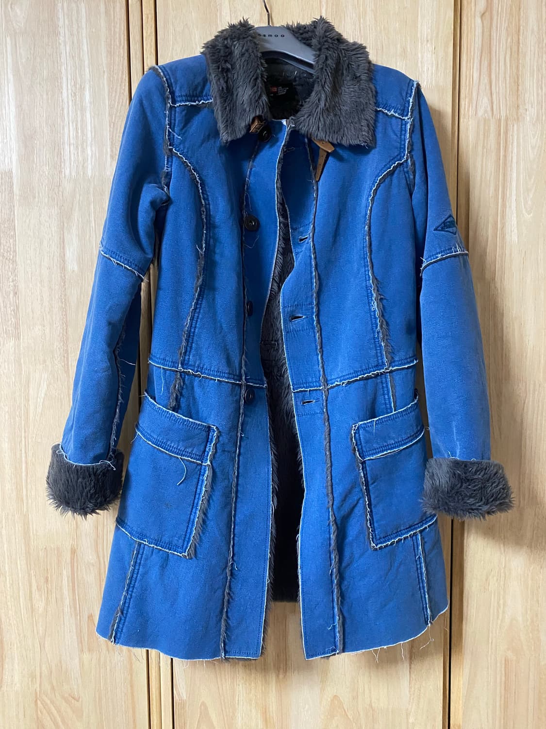 Diesel 그레이퍼 블루 롱코트 상품이미지1