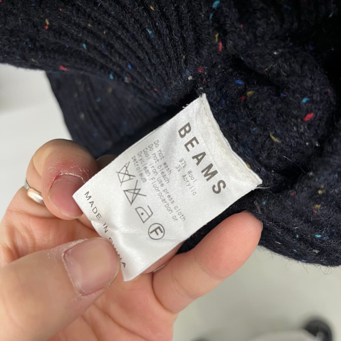 빔즈 꽈배기 네이비니트 남L 상품이미지5