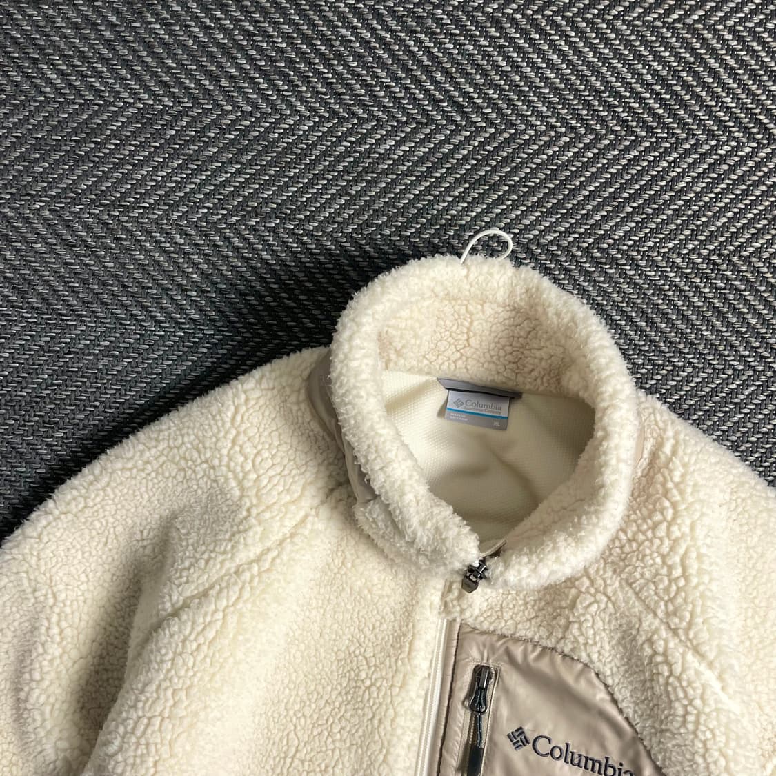 컬럼비아 USA 플리스 자켓 아리보리y 4978 상품이미지5