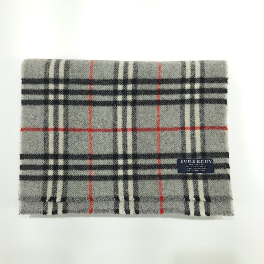 MX179 버버리 그레이 노바체크 램스울 목도리 머플러 상품이미지7