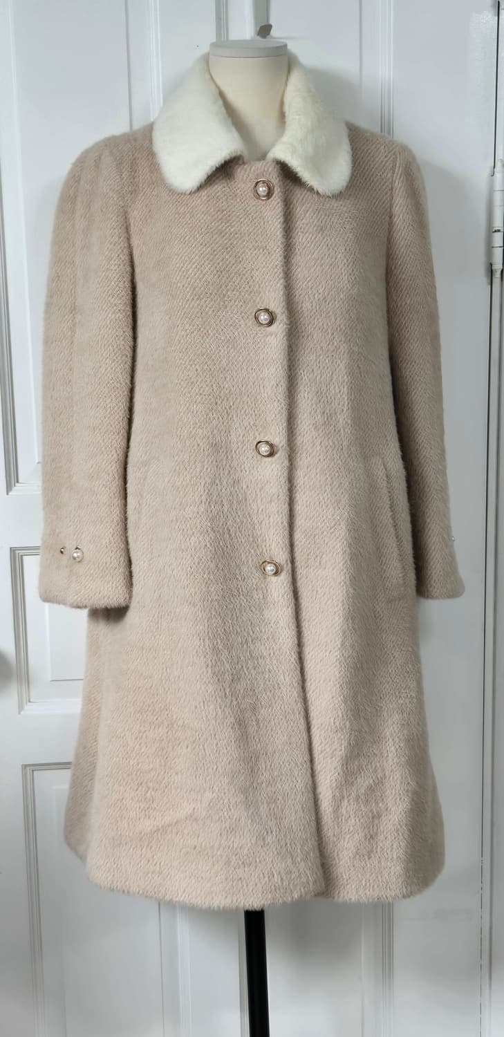 Satin 샤틴 퍼카라 코트 상품이미지1