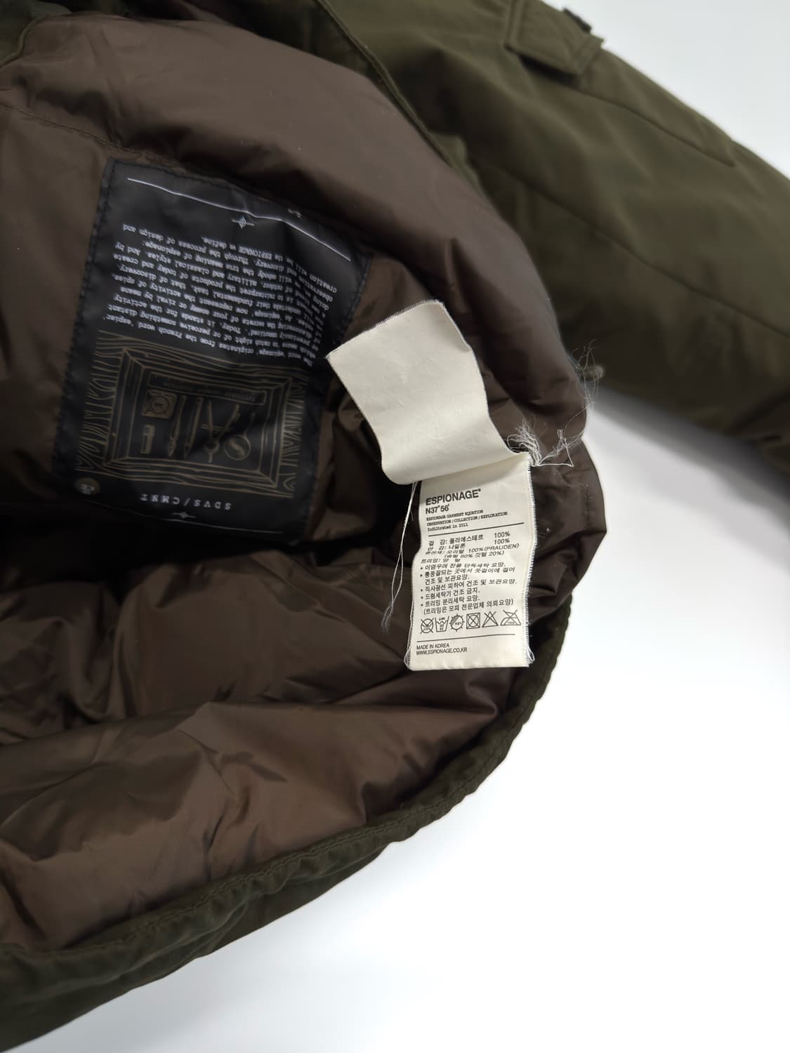 에스피오나지 콜비 다운 패딩 파카 상품이미지5