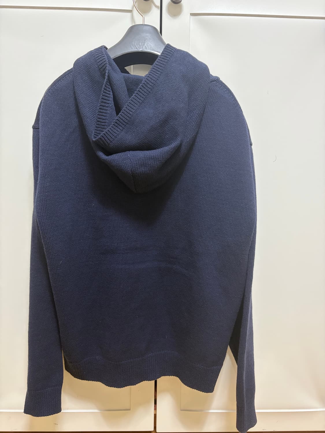 더콜디 후드 니트 NAVY L 상품이미지3