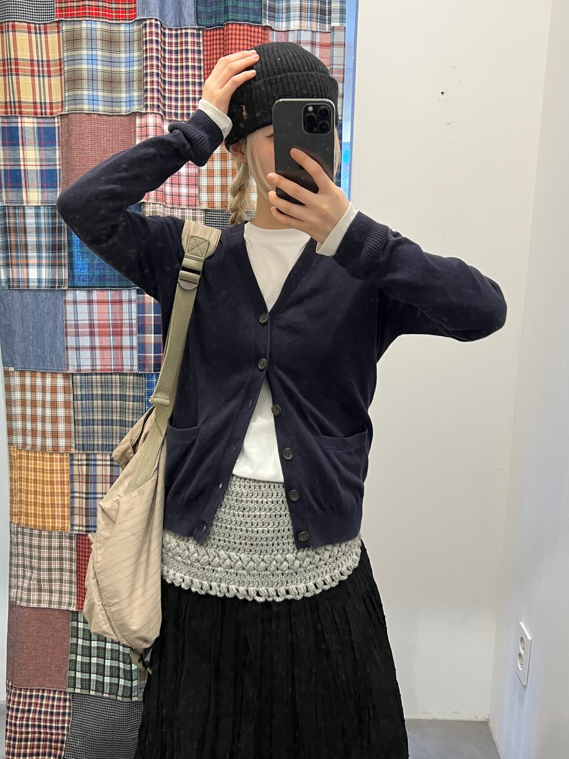 폴로 네이비 니트 카디건 상품이미지2